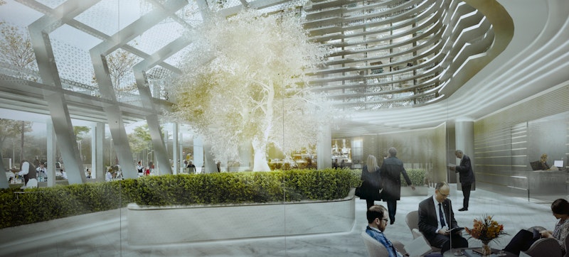 Architectural Rendering of ANZ Centre, High Street, 2016.