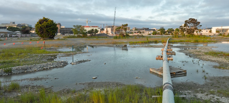 Site of proposed Metro Sports Facility, 2017.
